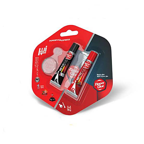 چسب زیپر صورتی